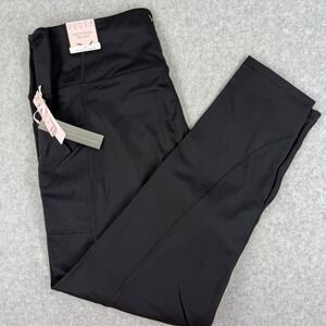 Victoria's Secret Flow on Point Legging‎ Crop 7/8 Length High Rise Black Size 16